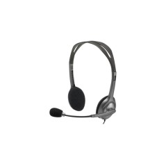 Logitech Stereo H111 Wired Headset - High-Quality Sound, Comfortable Fit, Sleek Black Design - Perfect for Gaming & Calls